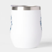 Floral Butterfly Stemless Wine Tumbler (Rechts)