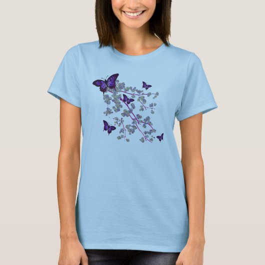 Floral Butterfly T-Shirt (Voorkant)