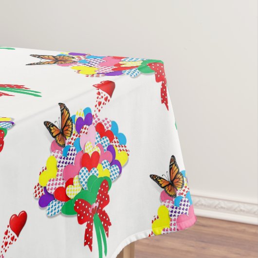Floral Butterfly tablecloth Tafelkleed (Voorbeeld)