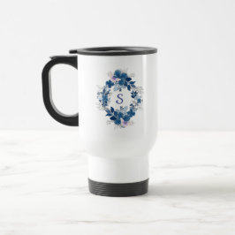 Floral Butterfly Travel Mug Reisbeker
