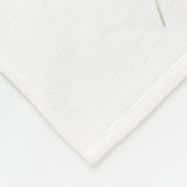 Floral & Butterfly,  Whimsical Garden-Inspired  Fleece Deken (Hoek)