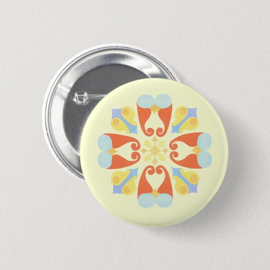 Floral Button (Voorkant /achterkant)