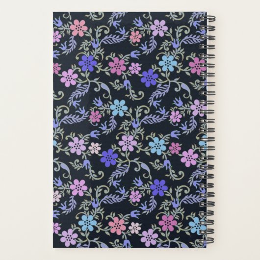 Floral Button Daily Planner (Achterkant)