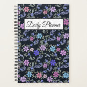 Floral Button Daily Planner (Voorkant)