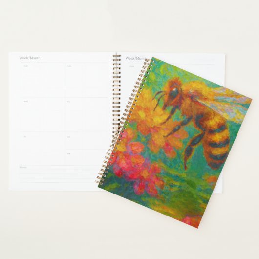 Floral Buzz: Eco-Friendly Bee Notitieboek (Display)