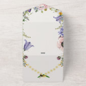 Floral Buzz: Uitnodiging voor een voorjaarsbruilof (Buitenkant)