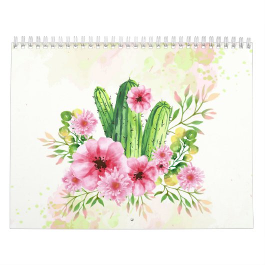 Floral Cactus Kalender (Hoes)