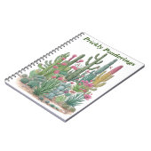 Floral Cactus Notitieboek (Linkerzijde)