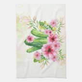 Floral Cactus Theedoek (Verticaal)
