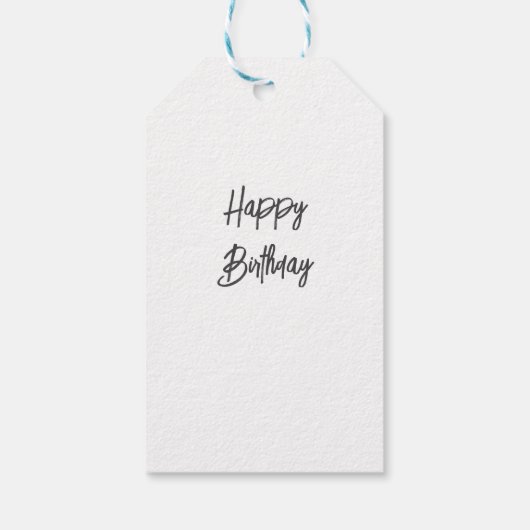 Floral Cadeaulabel (Achterkant)