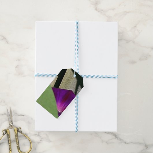 Floral Cadeaulabel (Met Touw)