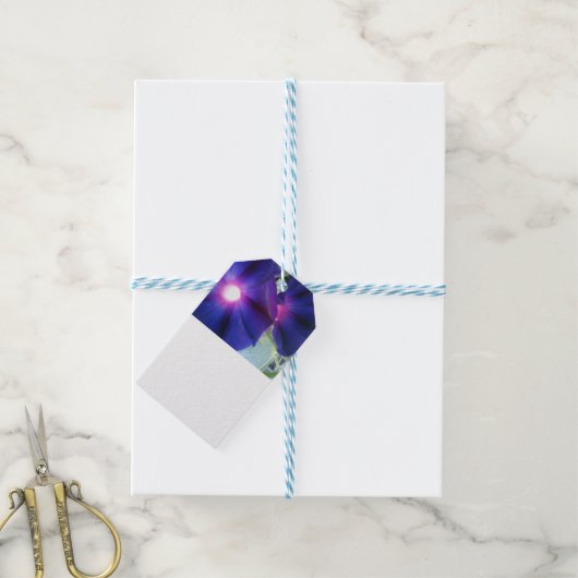 Floral Cadeaulabel (Met Touw)