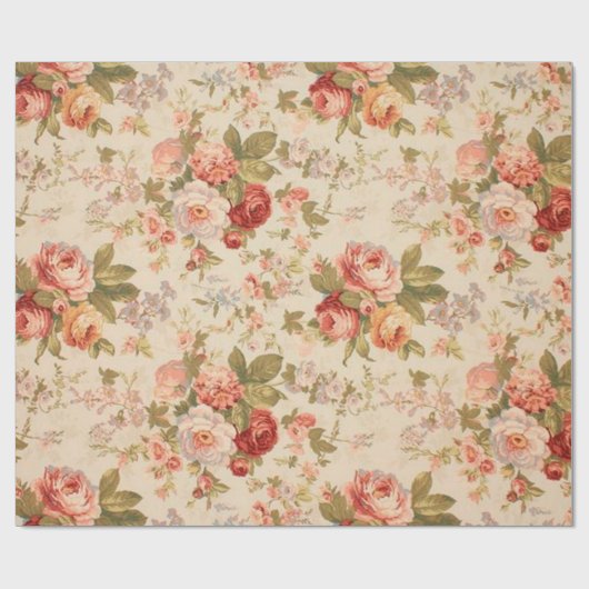 Floral Cadeaupapier (Vlak)