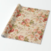 Floral Cadeaupapier (Uitgerold)
