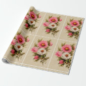  Floral Cadeaupapier (Uitgerold)