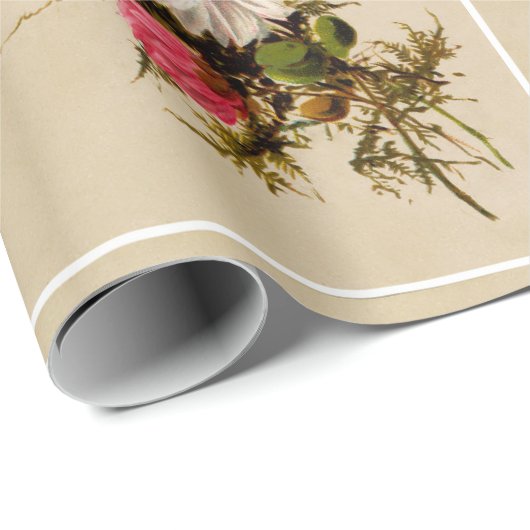  Floral Cadeaupapier (Rol Hoek)
