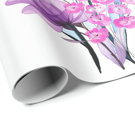 Floral Cadeaupapier (Rol Hoek)