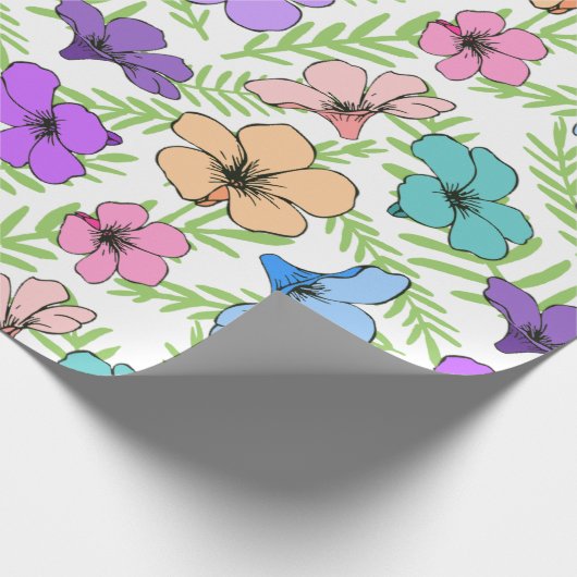 Floral Cadeaupapier (Hoek)