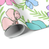 Floral Cadeaupapier (Rol Hoek)