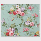 Floral  cadeaupapier (Vlak)