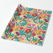Floral Cadeaupapier (Uitgerold)