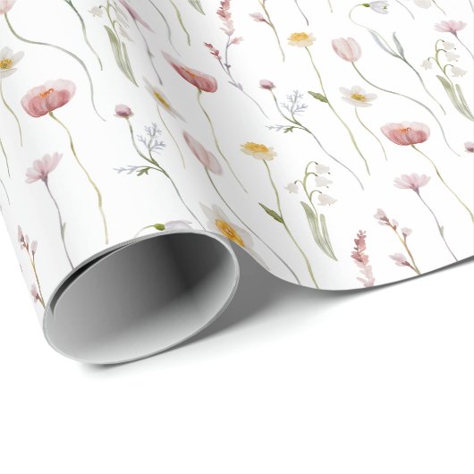  Floral Cadeaupapier (Rol Hoek)