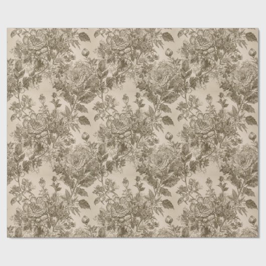  Floral Cadeaupapier (Vlak)