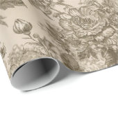  Floral Cadeaupapier (Rol Hoek)