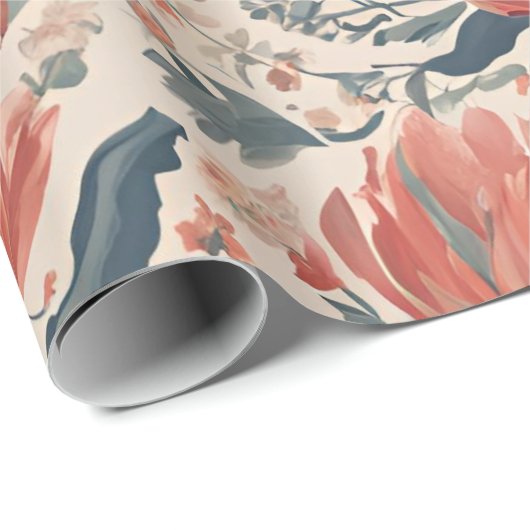 Floral Cadeaupapier (Rol Hoek)