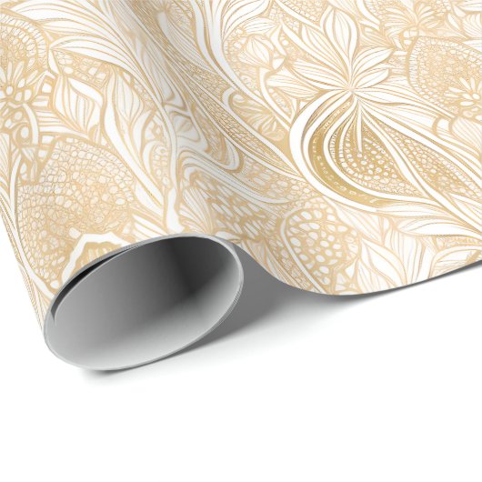  Floral Cadeaupapier (Rol Hoek)