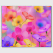 Floral cadeaupapier (Vlak)
