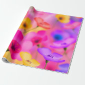 Floral cadeaupapier (Uitgerold)