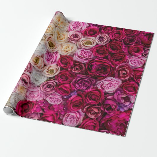 Floral cadeaupapier (Uitgerold)