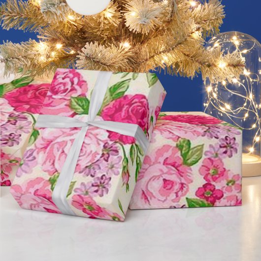 Floral Cadeaupapier (Feestdagen)