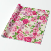 Floral Cadeaupapier (Uitgerold)