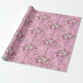 Floral  cadeaupapier (Uitgerold)