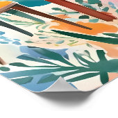 Floral Café Dreams A Matisse Style Poster (Hoek)