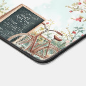 Floral Café in Spring Desk Mat (Hoek)