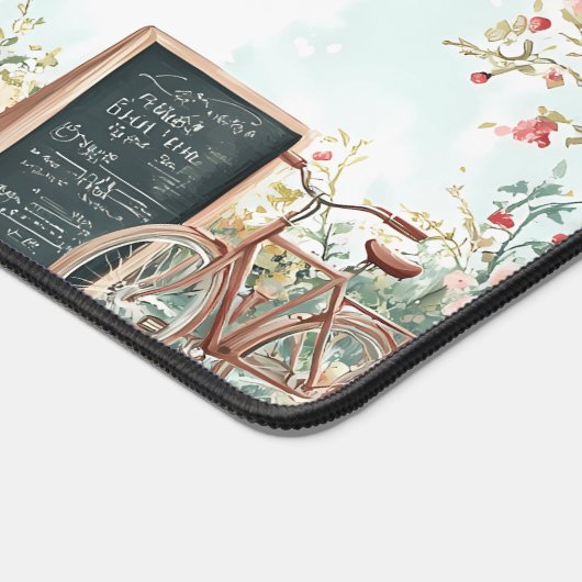 Floral Café in Spring Desk Mat (Hoek)