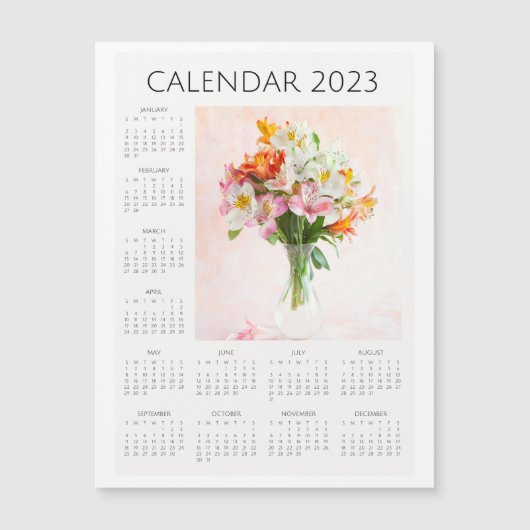 Floral Calendar 2023 , Flowers Calendar (Voorkant)