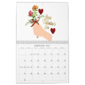 Floral Calendar Kalender (Feb 2027)