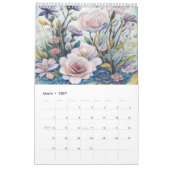 Floral Calendar Kalender (Mar 2027)