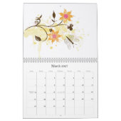 Floral Calendar Kalender (Mar 2027)
