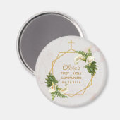 Floral Calla Lilies Gold Marble Magneet (Voorkant / Achterkant)