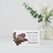 Floral Calm Caregiver Professional Visitekaartje (Staand voorkant)