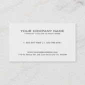 Floral Camel Illustratie Tour Gids Visitekaartje (Achterkant)