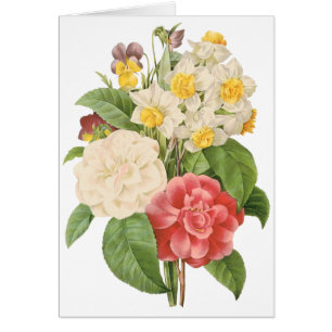  Floral Camelia Daffodil Flowers door Redoute