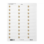 Floral Camelia Daffodil Flowers door Redoute Etiket (Full Sheet)
