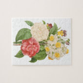 Floral Camelia Daffodil Flowers door Redoute Legpuzzel (Horizontaal)
