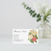 Floral Camelia Daffodil Flowers door Redoute Visitekaartje (Staand voorkant)